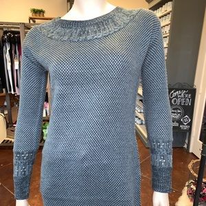 Grace & Lace Pointelle Sweater Dress